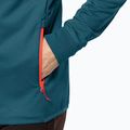 Pánska fleecová mikina Jack Wolfskin Hydro Grid Hooded FZ modrá 1710002 5