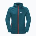 Pánska fleecová mikina Jack Wolfskin Hydro Grid Hooded FZ modrá 1710002 6