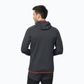 Pánska fleecová mikina Jack Wolfskin Hydro Grid Hooded FZ šedá 1710002 2