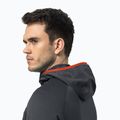 Pánska fleecová mikina Jack Wolfskin Hydro Grid Hooded FZ šedá 1710002 4