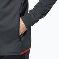 Pánska fleecová mikina Jack Wolfskin Hydro Grid Hooded FZ šedá 1710002 5