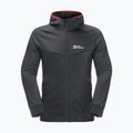 Pánska fleecová mikina Jack Wolfskin Hydro Grid Hooded FZ šedá 1710002 6