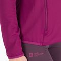 Jack Wolfskin dámska mikina Peak Grid Fleece fialová 1710351 5