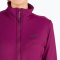Jack Wolfskin dámska mikina Peak Grid Fleece fialová 1710351 6