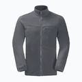 Jack Wolfskin pánska mikina Beilstein sivá fleece 1710551 4