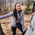 Jack Wolfskin dámska fleecová mikina Rotwand s kapucňou sivá 1710741 8