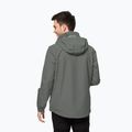 Jack Wolfskin pánska bunda do dažďa Stormy Point 2L zelená 1111142 2