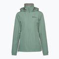Jack Wolfskin dámska bunda do dažďa Stormy Point 2L zelená 1111202 6