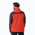 Jack Wolfskin pánska bunda do dažďa Go Hike červená 1114051 2