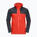 Jack Wolfskin pánska bunda do dažďa Go Hike červená 1114051 7