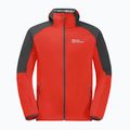 Jack Wolfskin pánska softshellová bunda Feldberg Hoody červená 1306922 5