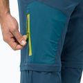 Pánske softshellové nohavice Jack Wolfskin Glastal Zip Away navy blue 1508301 5
