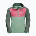 Detská softshellová bunda Jack Wolfskin Turbulence green 1606385