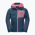 Detská bunda do dažďa Jack Wolfskin Active Hike navy blue 1609251 5