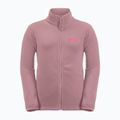 Jack Wolfskin Taunus detská trekingová mikina ružová 1609481
