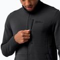Jack Wolfskin pánska trekingová mikina Modesto black 1706483 3