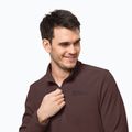 Jack Wolfskin pánska trekingová mikina Taunus HZ bordová 1709522 3