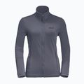 Dámska trekingová bunda Jack Wolfskin Peak Grid Fleece šedá 1710351 4