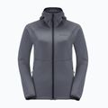 Jack Wolfskin dámska trekingová bunda Kolbenberg Hooded FZ sivá 1711071 5