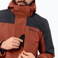 Jack Wolfskin pánska bunda do dažďa Romberg 3v1 carmine 6