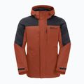 Jack Wolfskin pánska bunda do dažďa Romberg 3v1 carmine 8