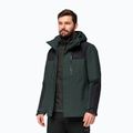 Jack Wolfskin pánska bunda do dažďa Jasper 3v1 black olive 2