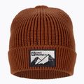 Jack Wolfskin Edo Badge Beanie karmínová zimná čiapka 2