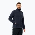 Pánska fleecová mikina Jack Wolfskin Winterstein Fz night blue