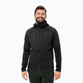 Pánska hybridná bunda Jack Wolfskin Alpgrat Pro Ins Fz black