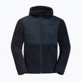 Pánska fleecová mikina Jack Wolfskin Felslicht Hooded night blue 7