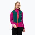 Jack Wolfskin Alpspitze sea green dámska turistická bunda bez rukávov