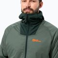 Jack Wolfskin Alpspitze Ins Hybrid hedge zelená pánska bunda do dažďa 3
