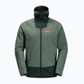 Jack Wolfskin Alpspitze Ins Hybrid hedge zelená pánska bunda do dažďa 7