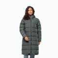 Dámsky páperový kabát Jack Wolfskin Frozen Palace slate green