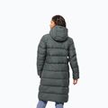 Dámsky páperový kabát Jack Wolfskin Frozen Palace slate green 2