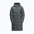 Dámsky páperový kabát Jack Wolfskin Frozen Palace slate green 6