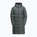 Dámsky páperový kabát Jack Wolfskin Frozen Palace slate green 6