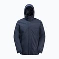 Jack Wolfskin pánska bunda do dažďa Feldberg Luntal 3v1 night blue 10