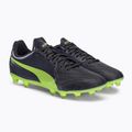 PUMA King Hero 21 FG pánske kopačky black-green 106554 05 4