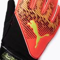 Detské brankárske rukavice Puma Ultra Grip 4 RC červeno-čierne 3