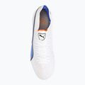 PUMA King Ultimate MXSG pánske kopačky puma white/puma black/blue glimmer/ultra orange 6