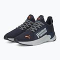 PUMA Softride Premier Slip-On pánska bežecká obuv navy/platinum gray/ultra orange 10