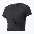 Dámske tričko na jogu PUMA Studio Yogini Lite Twist black 523164 01