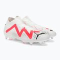 PUMA Future Match MXSG pánske kopačky puma white/puma black/fire orchid 4