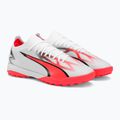 PUMA Ultra Match TT pánske kopačky puma white/puma black/fire orchid 6