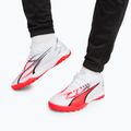 PUMA Ultra Match TT pánske kopačky puma white/puma black/fire orchid 2