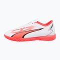 Detské kopačky PUMA Ultra Play IT Jr puma white/puma black/fire orchid 11