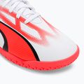 Detské kopačky PUMA Ultra Play IT Jr puma white/puma black/fire orchid 7