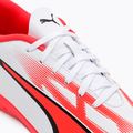 Detské kopačky PUMA Ultra Play IT Jr puma white/puma black/fire orchid 8
