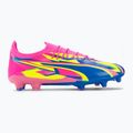 Pánske kopačky PUMA Ultra Ultimate Energy FG/AG luminous pink/ultra blue/yellow alert 2